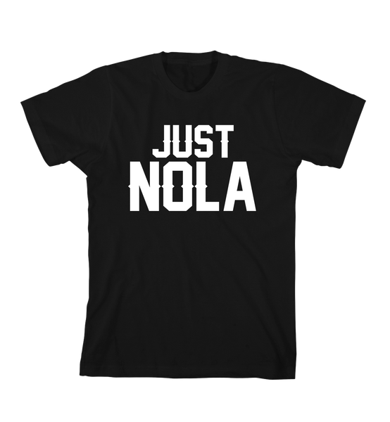 Just Nola Black Tee