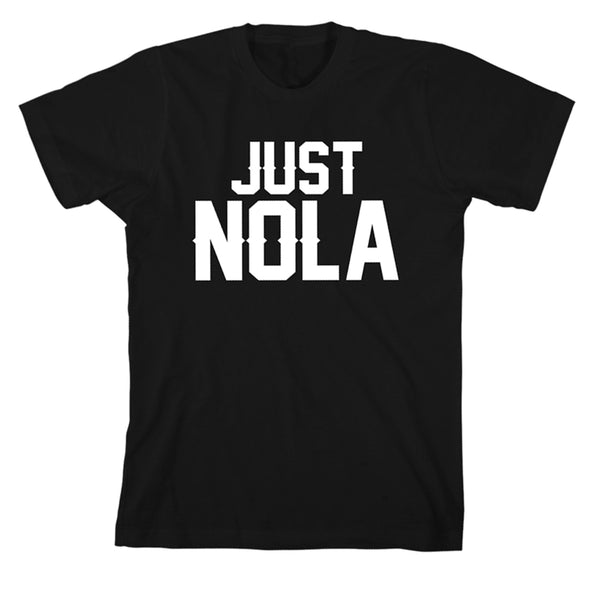 Just Nola Black Tee